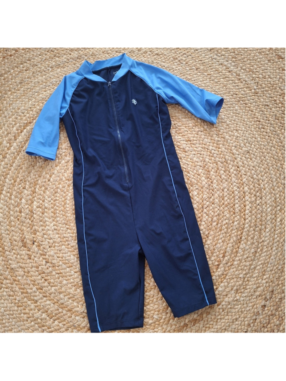 Coolibar Barracuda Neck To Knee Surf Suit Upf 50+ Sun Protection Beach YOUTH M